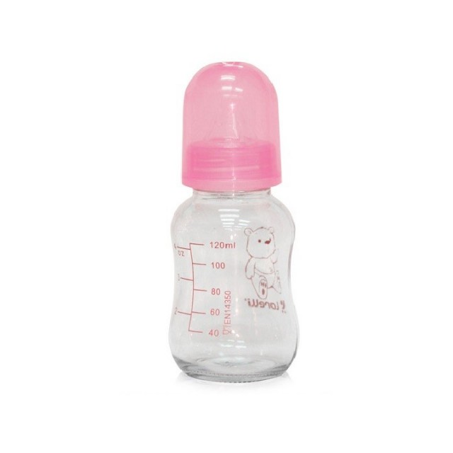 LORELLI STAKLENA FLAŠICA (ROZE) 125ML - Online Apoteka LORELLI STAKLENA FLAŠICA (ROZE) 125ML